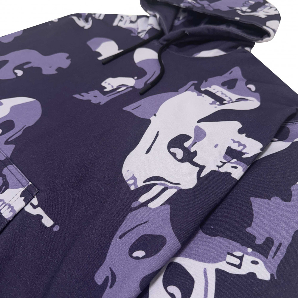 Freak Premium Camo Allover Hoodie (Purple)